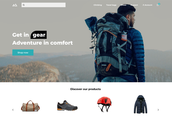 Outdoor gear website
